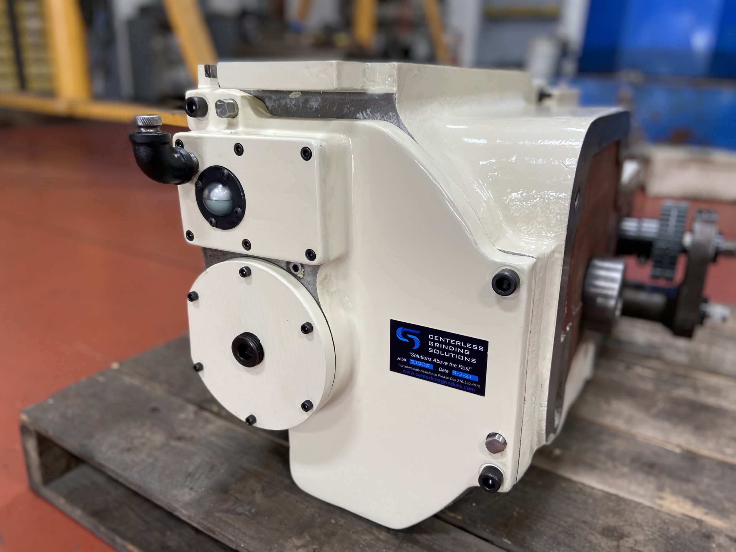 Regulating Wheel Spindles